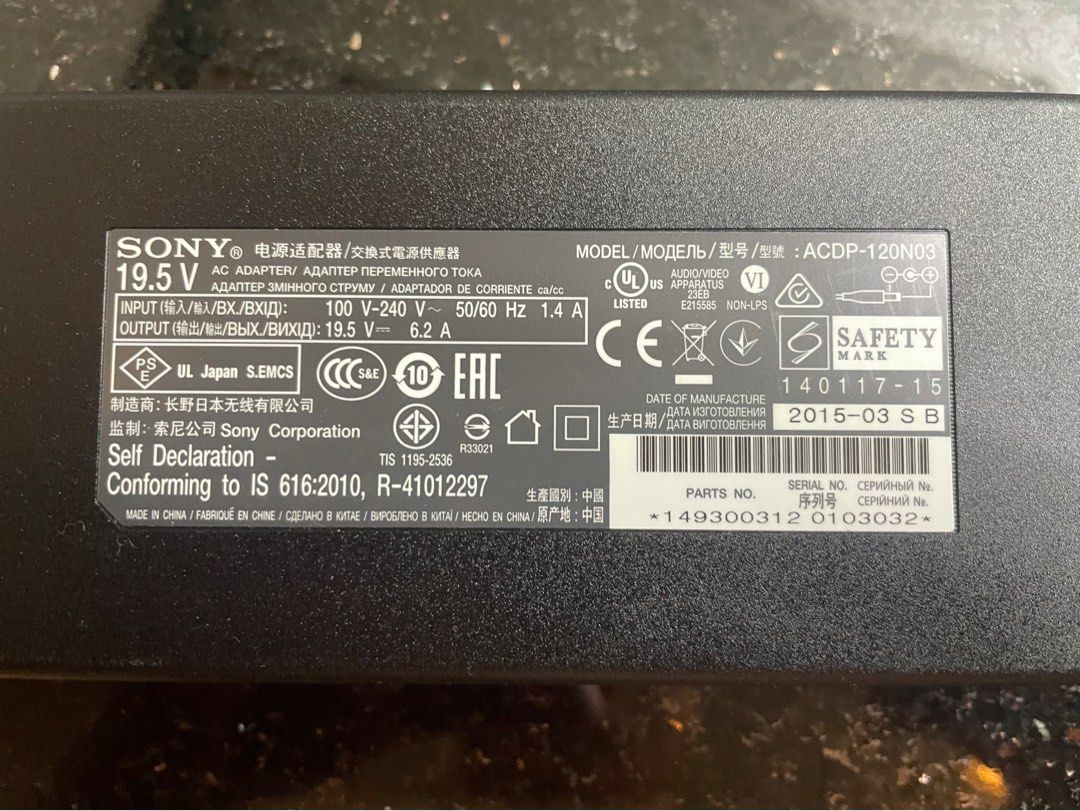 Original SONY Bravia TV Power Adaptor, TV & Home Appliances, TV