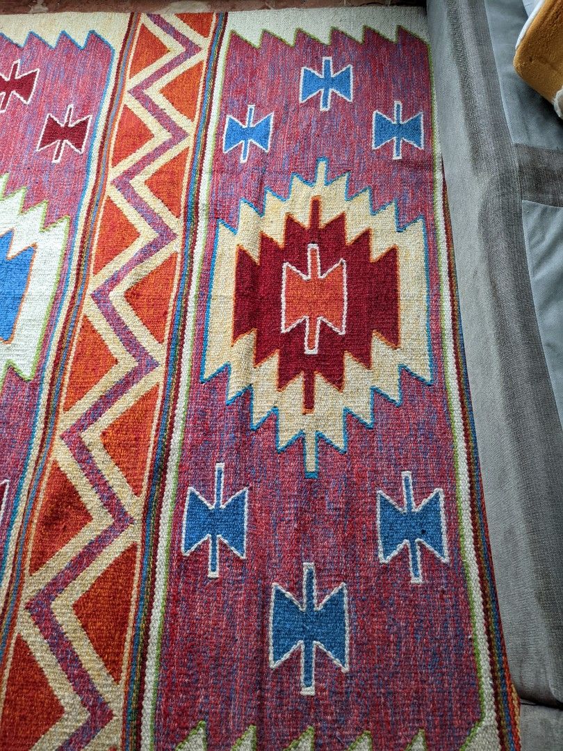 Original wool Egyptian carpet, Furniture & Home Living, Home Decor