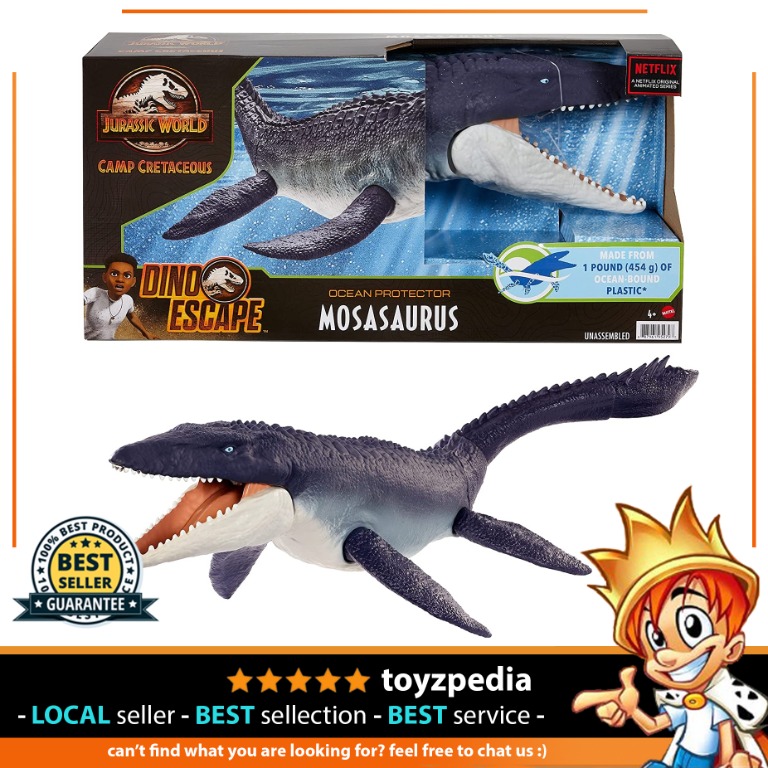 Jurassic World Ocean Protector Mosasaurus Dinosaur Action Figure ...