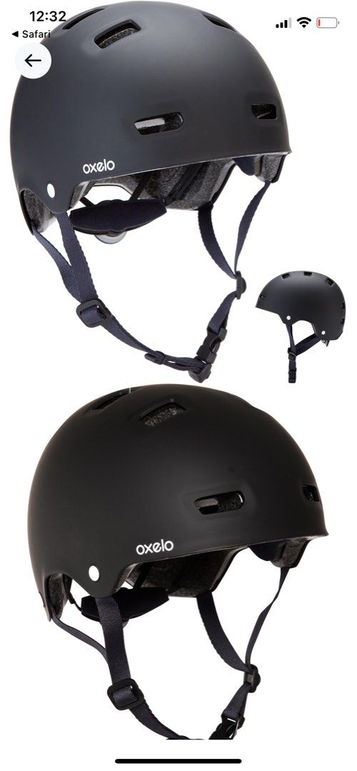 Oxelo helmet, Sports Equipment, Bicycles & Parts, Parts & Accessories ...