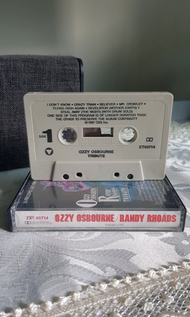 ozzy osbourne randy rhoads tribute cassette