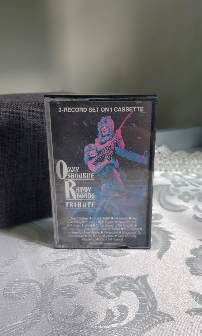 ozzy osbourne randy rhoads tribute cassette