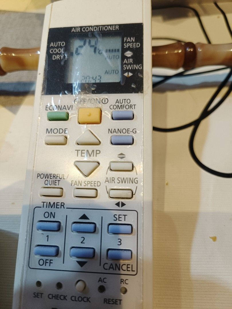 Panasonic air con remote control, TV & Home Appliances, Air
