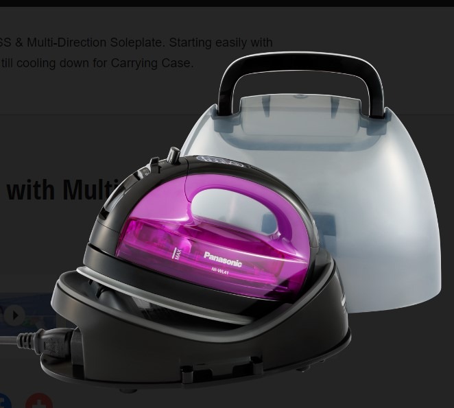 Panasonic NI-WL41 Cordless & Portable Steam Iron, TV & Home Appliances ...