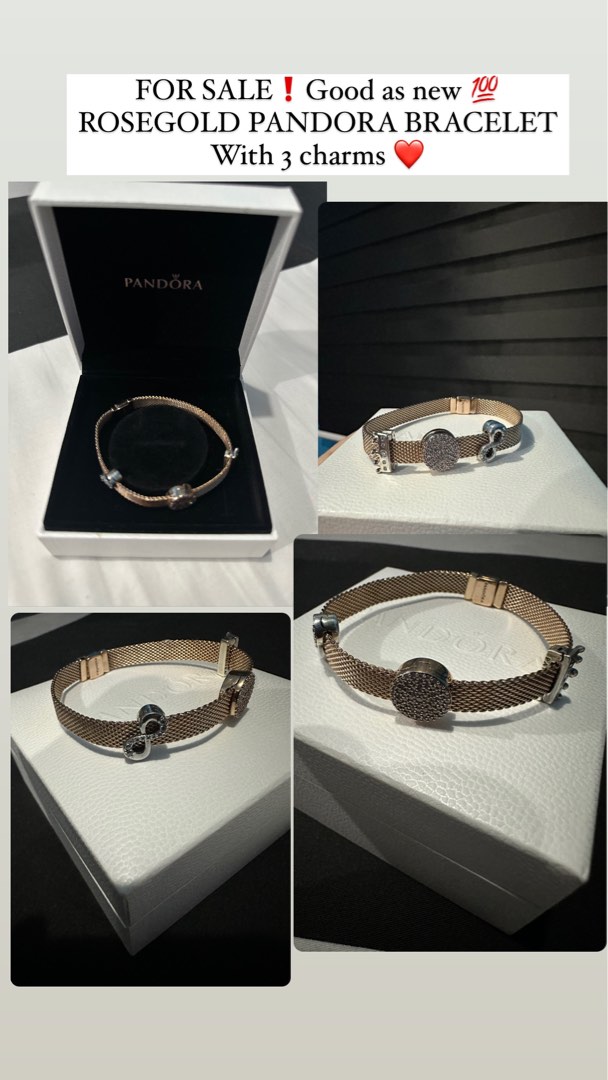 Pandora charms shop flat bracelet