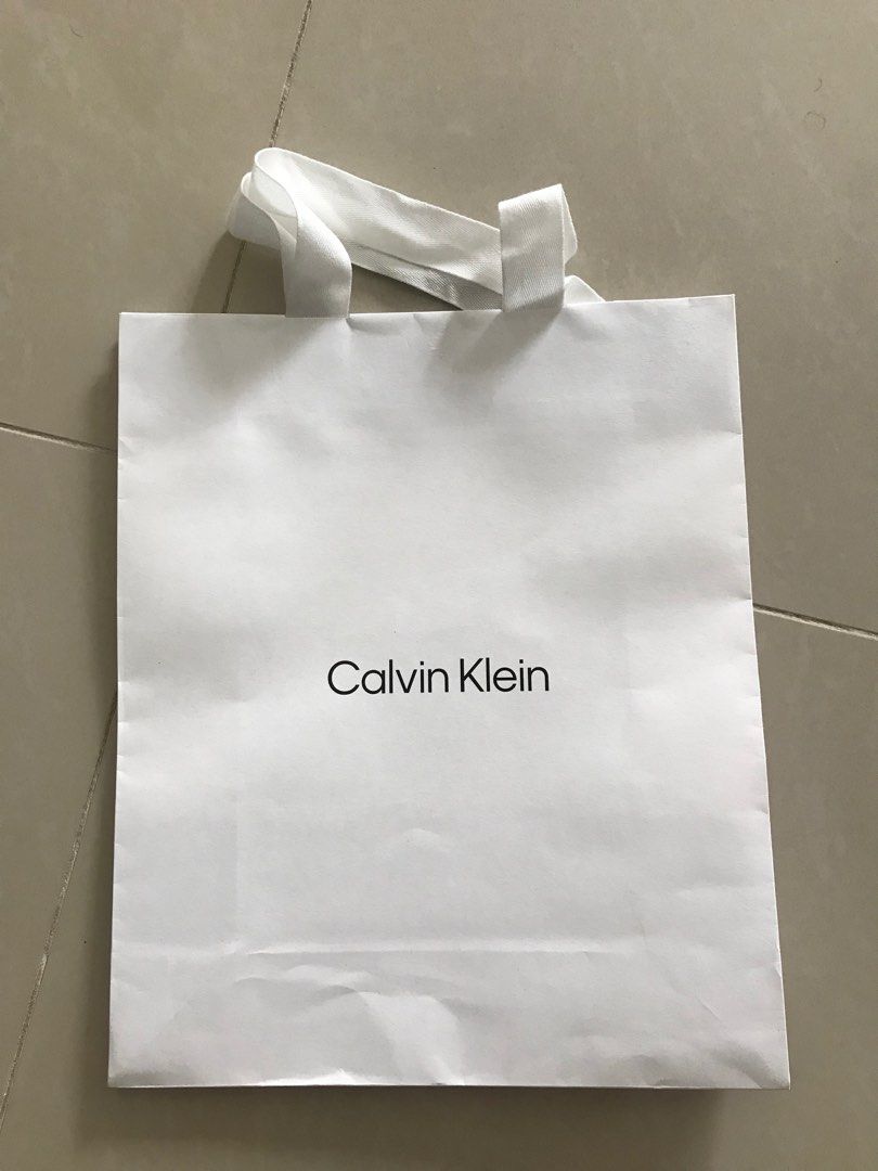 Paper bag clearance calvin klein