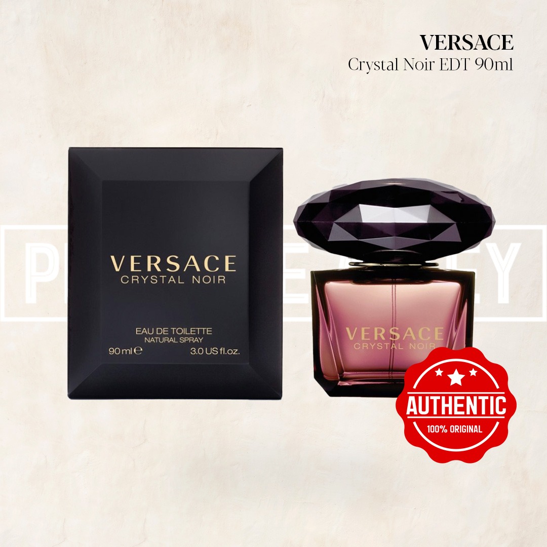 PERFUME ALLEY Versace Crystal Noir EDT 90ml Beauty Personal