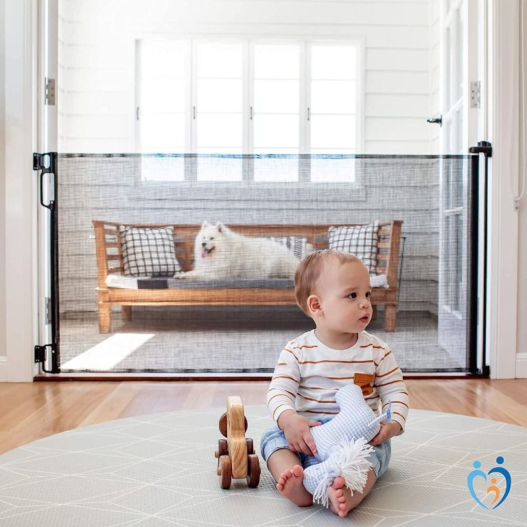 Perma Child Safety Indoor Outdoor Retractable Baby Gate 33