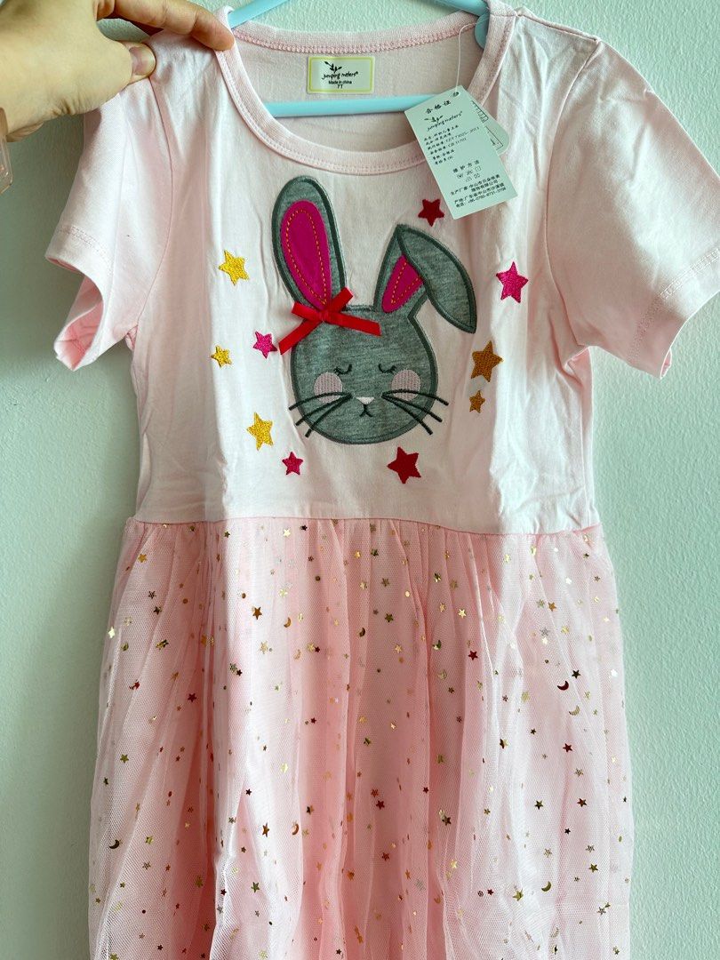 Girls pink cheap easter dress