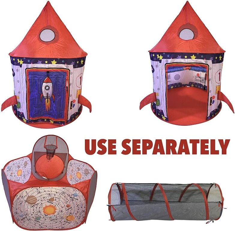Playz 3pc rocket ship best sale