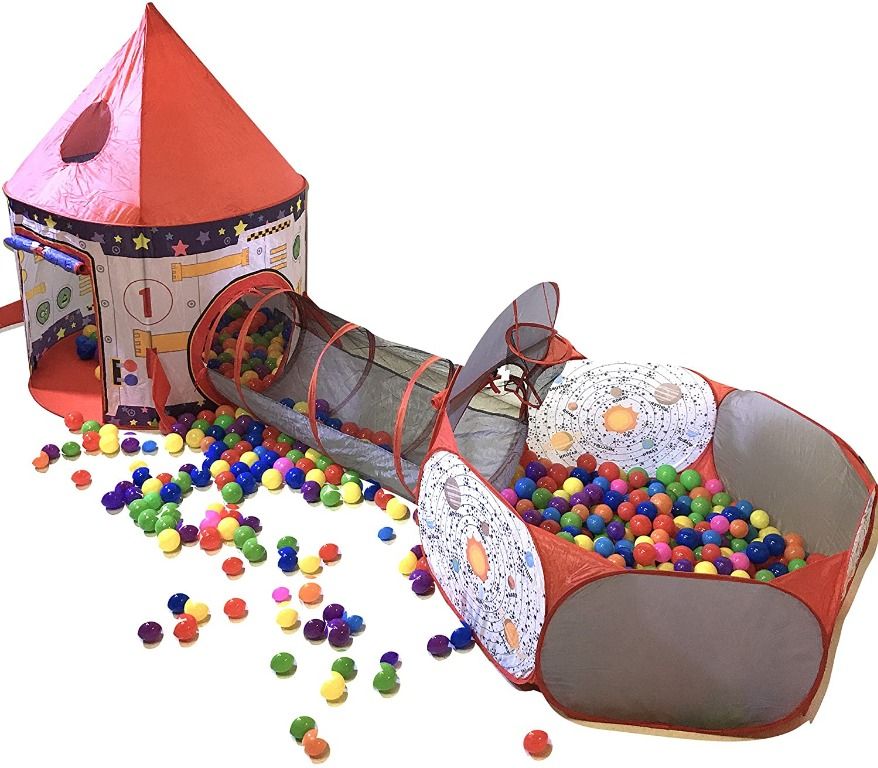 Playz 3pc rocket ship outlet