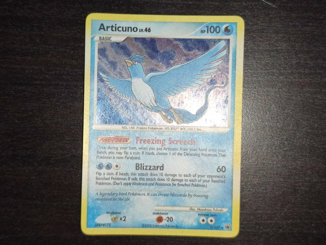 Pokemon Articuno 1/100 Majestic Dawn Holo Rare, Hobbies & Toys, Toys &  Games on Carousell