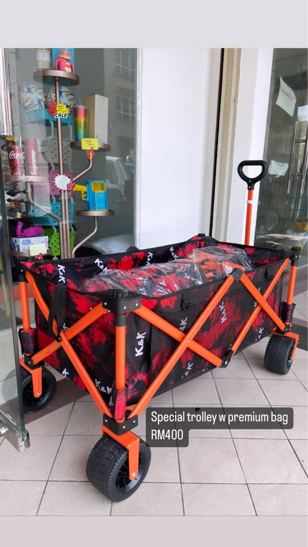Premium Trolley, Sports Equipment, Hiking & Camping on Carousell