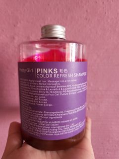 Pretty Girl- Pink colour refresh Shampoo (330ml) RTP 88SGD