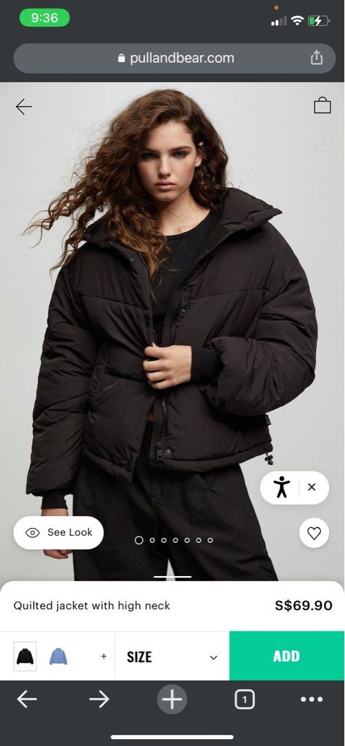 Pull and bear best sale quilted jacket