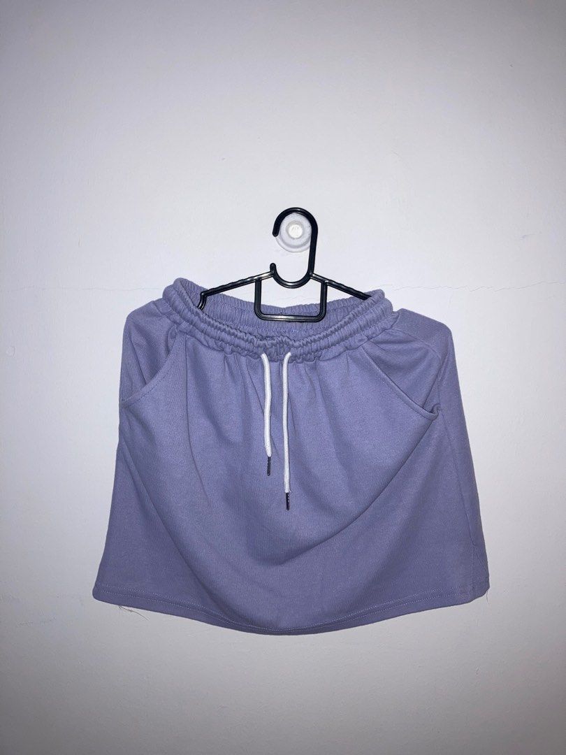 Purple Vest Skirt Set