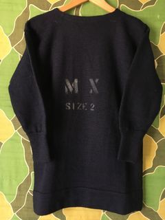 RARE Vintage US Navy 1940’s USN Deck Wool Sweater ( Size 2) US ARMY RRL Double RL