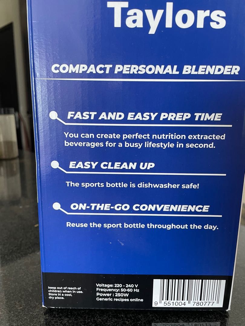 Russell Taylor personal blender brand new, TV & Home Appliances, Kitchen Appliances, Juicers