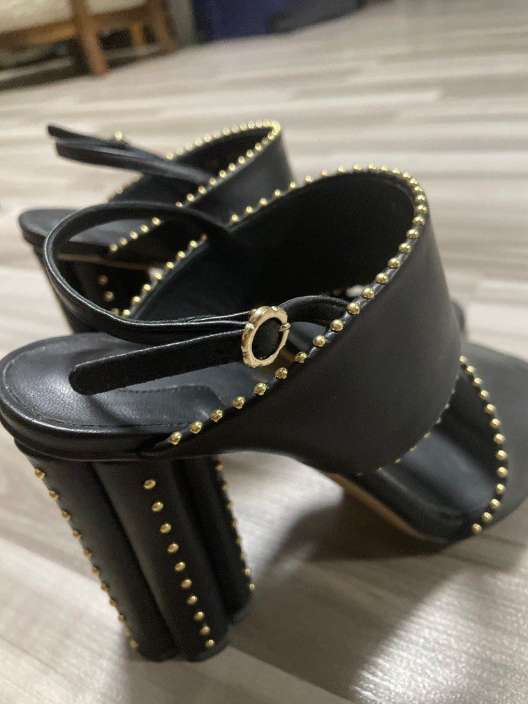 Gold hotsell beaded heels