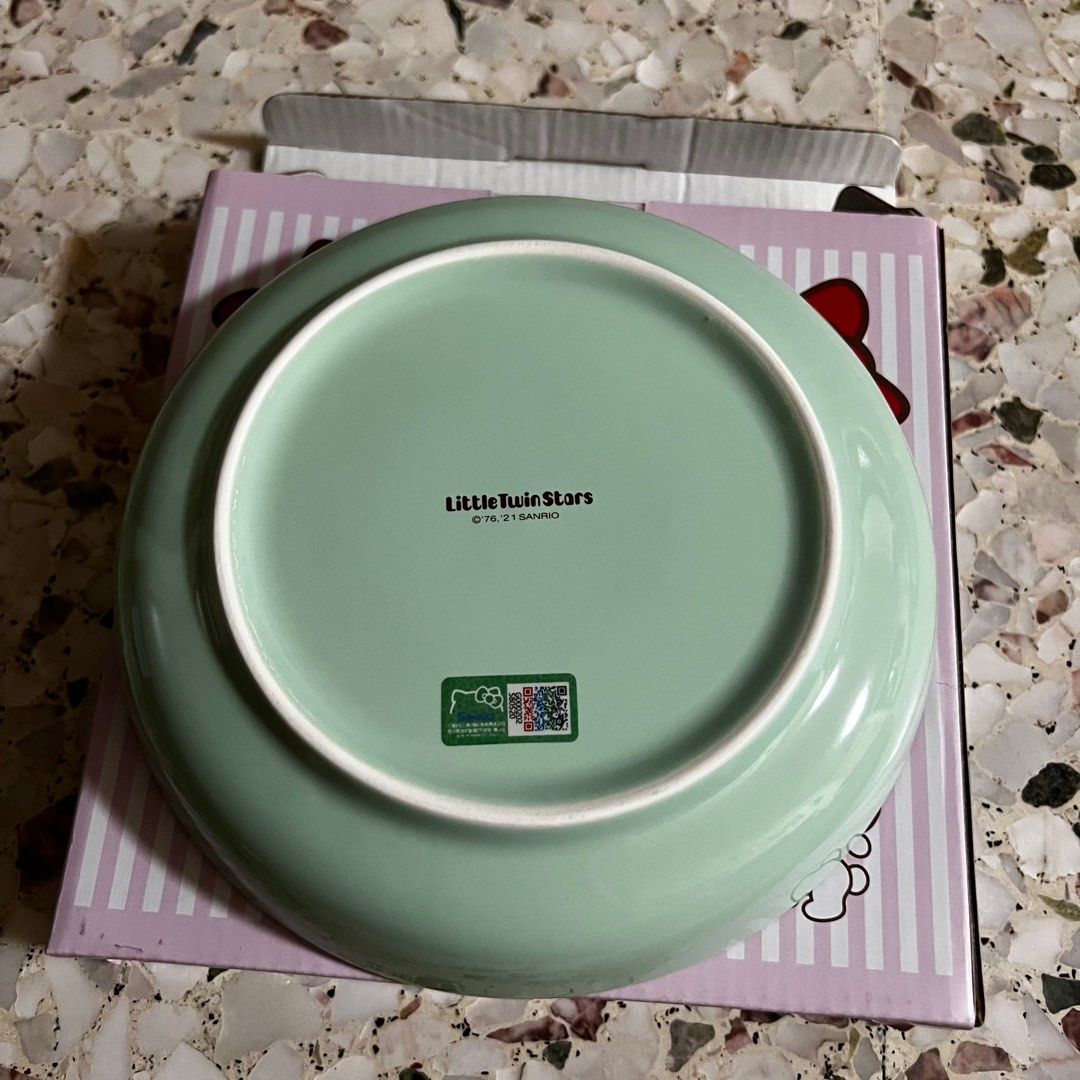 Sanrio Little Twin Stars Plate, Furniture & Home Living, Kitchenware ...