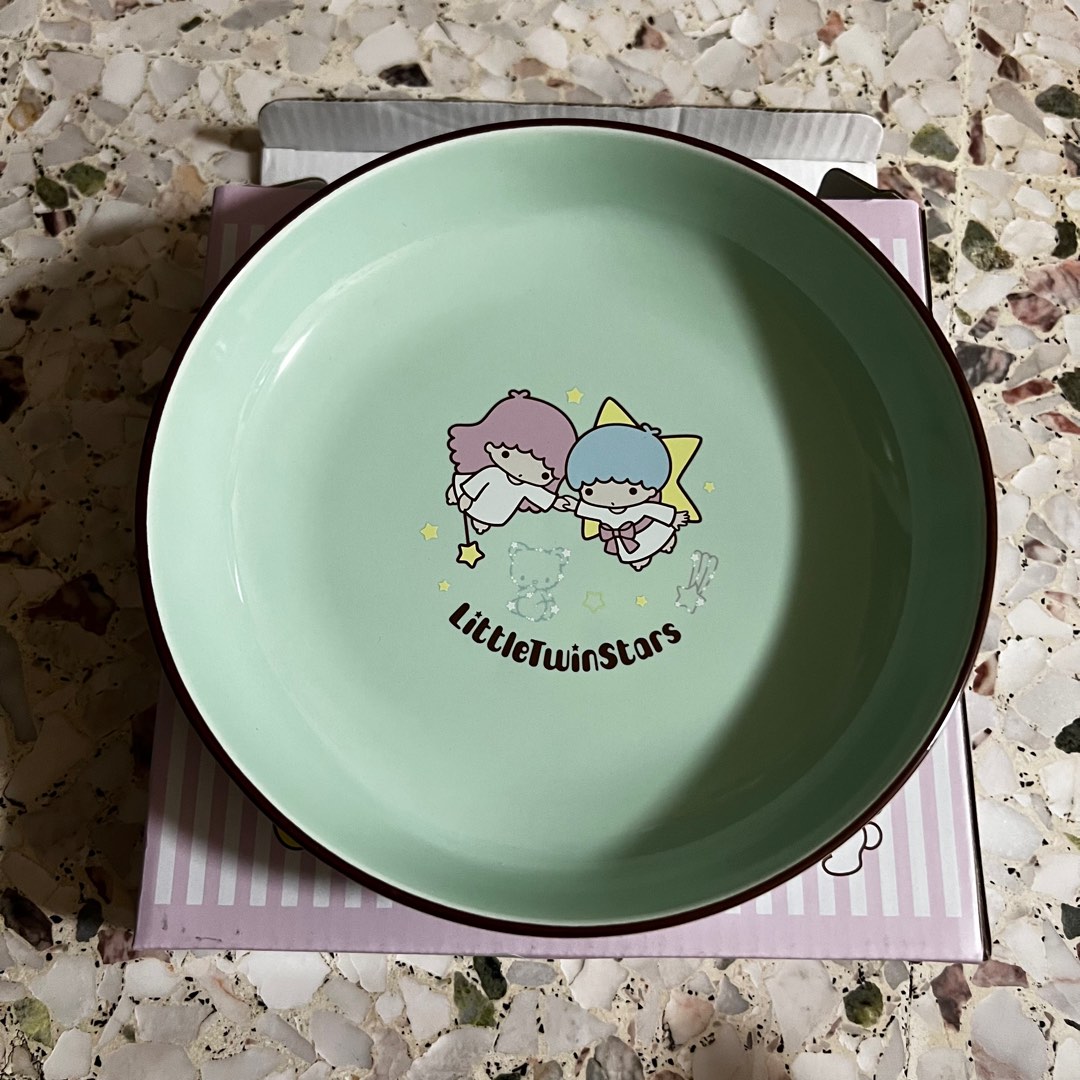 Sanrio Little Twin Stars Plate, Furniture & Home Living, Kitchenware ...