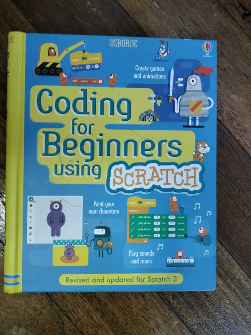 Scratch coding for beginners book, Hobbies & Toys, Books & Magazines