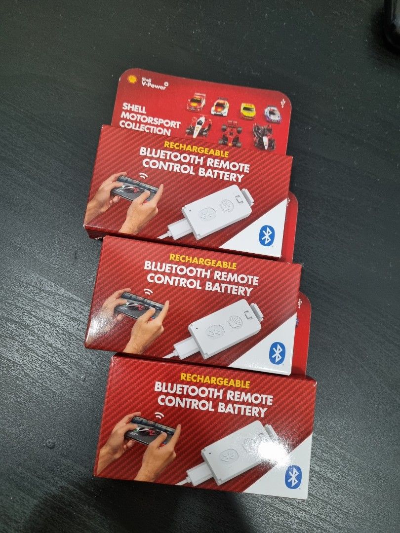 Shell Motorsport Rechargeable bluetooth remote control battery, Hobbies