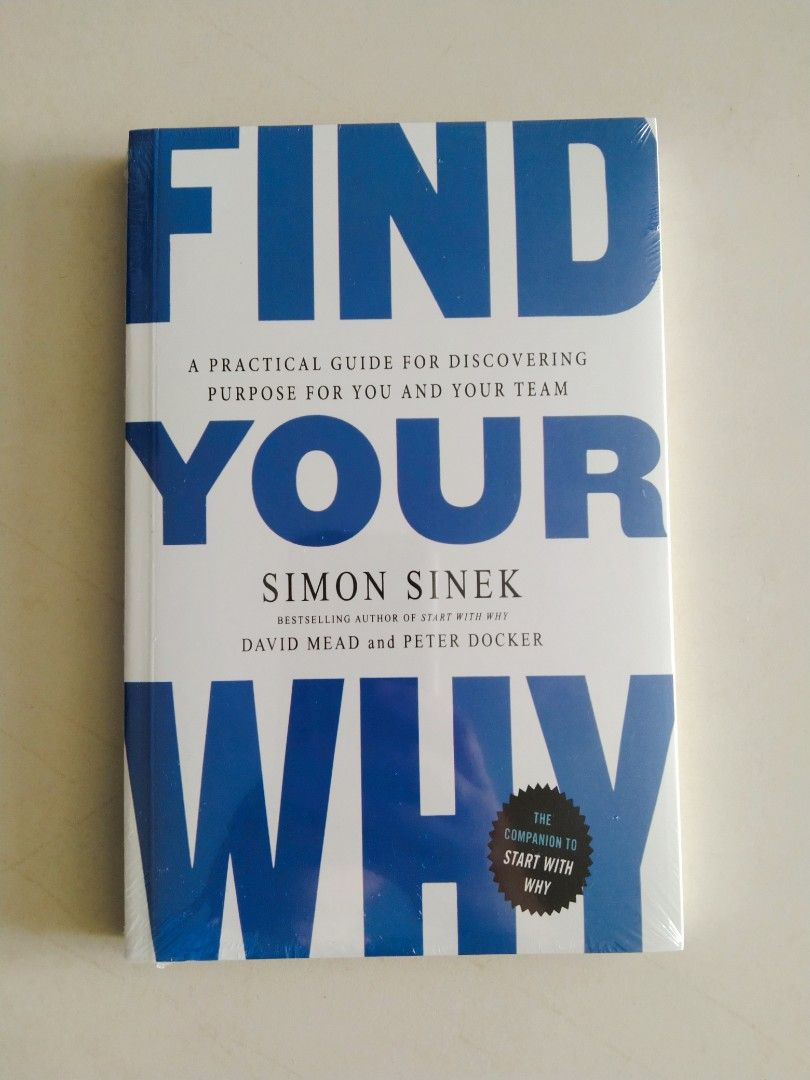 Simon Sinek 2 Books Start With Why Find Your Why Hobbies Toys