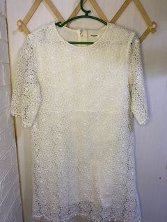Simple white dress