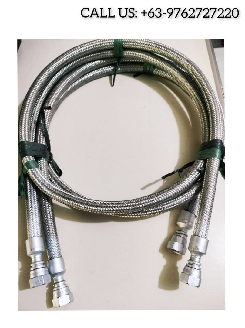 Stainless Flexible Hose 1/2x2 Meters with Fitting, Commercial