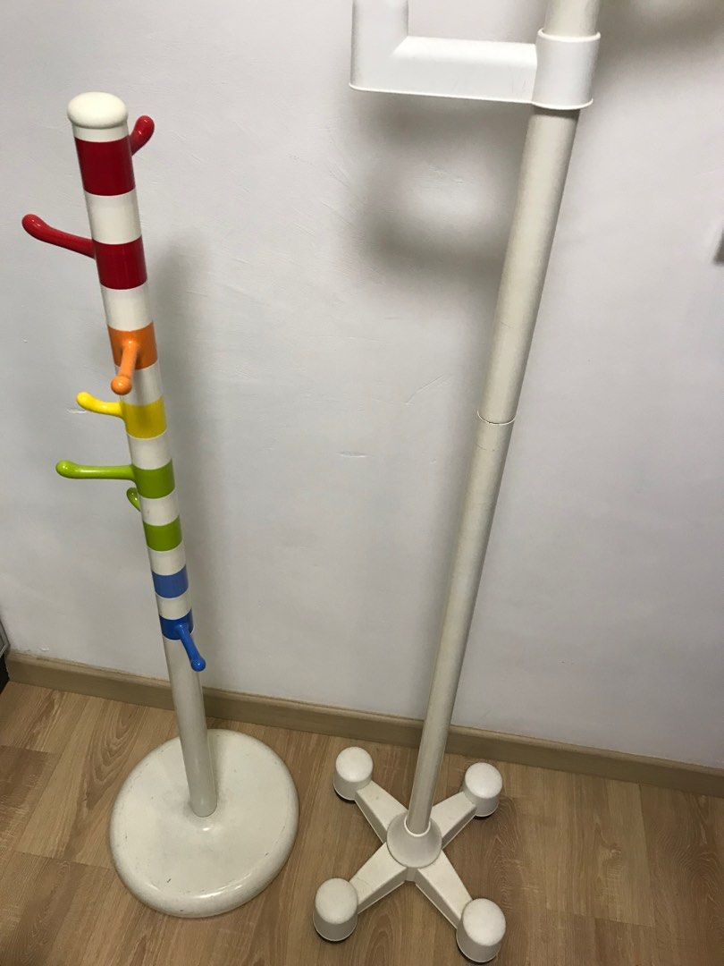 Stand Clothes Rack/ Gantung Pakaian /pvc, Furniture & Home Living, Home ...