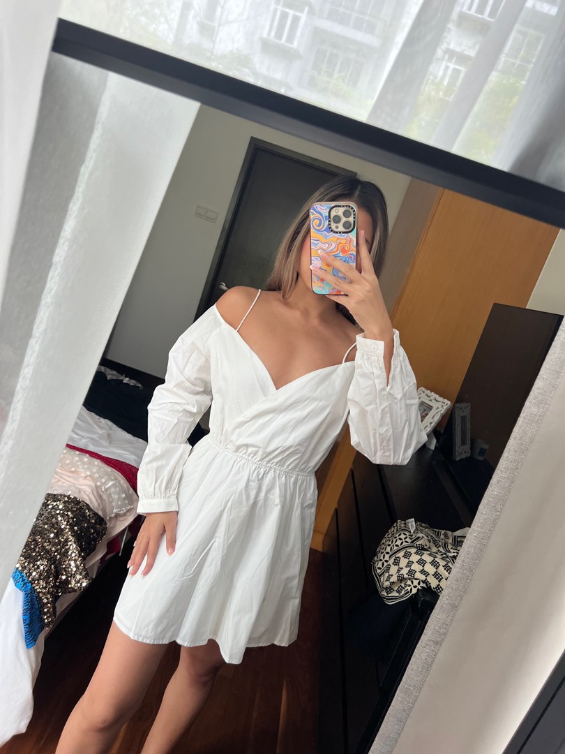 Superdown shop white dress