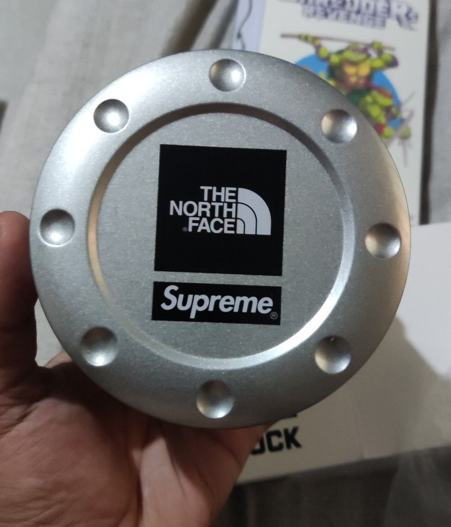 supreme north face g-shock yellow