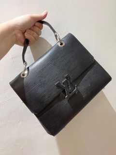 Tas LV epi leather handbag black leather