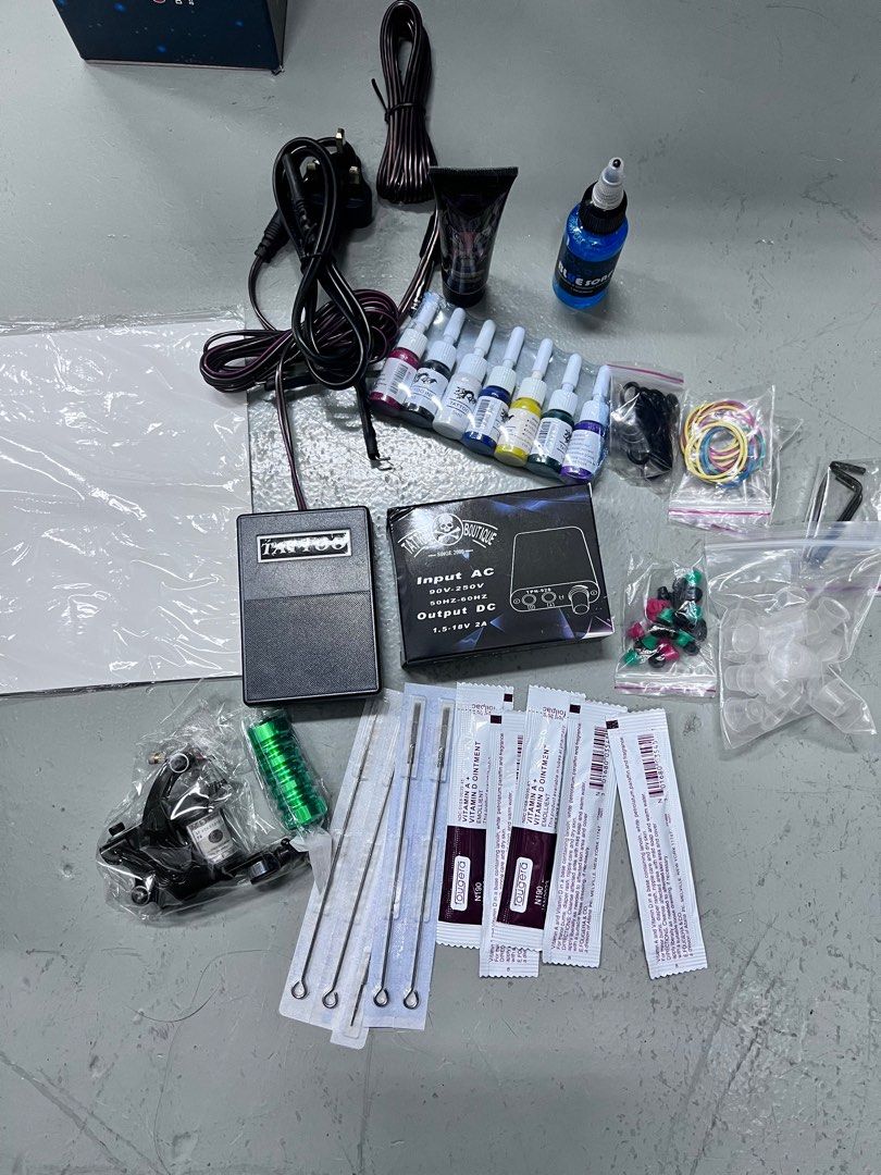 Complete Tattoo Kit 2 Guns Immortal Color Inks Power Supply Tattoo Machines  Needles Accessories Kits Permanent Makeup Kit7754638 From 68,84 € | DHgate