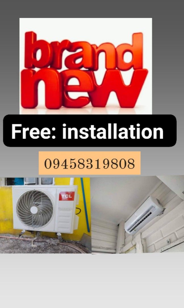 TCL SPLIT TYPE AIRCON INVERTER TV Home Appliances Other Home Tcl split type aircon inverter tv home appliances other home
