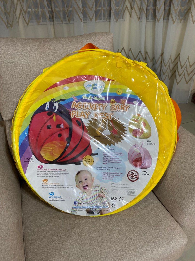 Tent Simple Dimple activity play nest, Babies & Kids, Infant Playtime