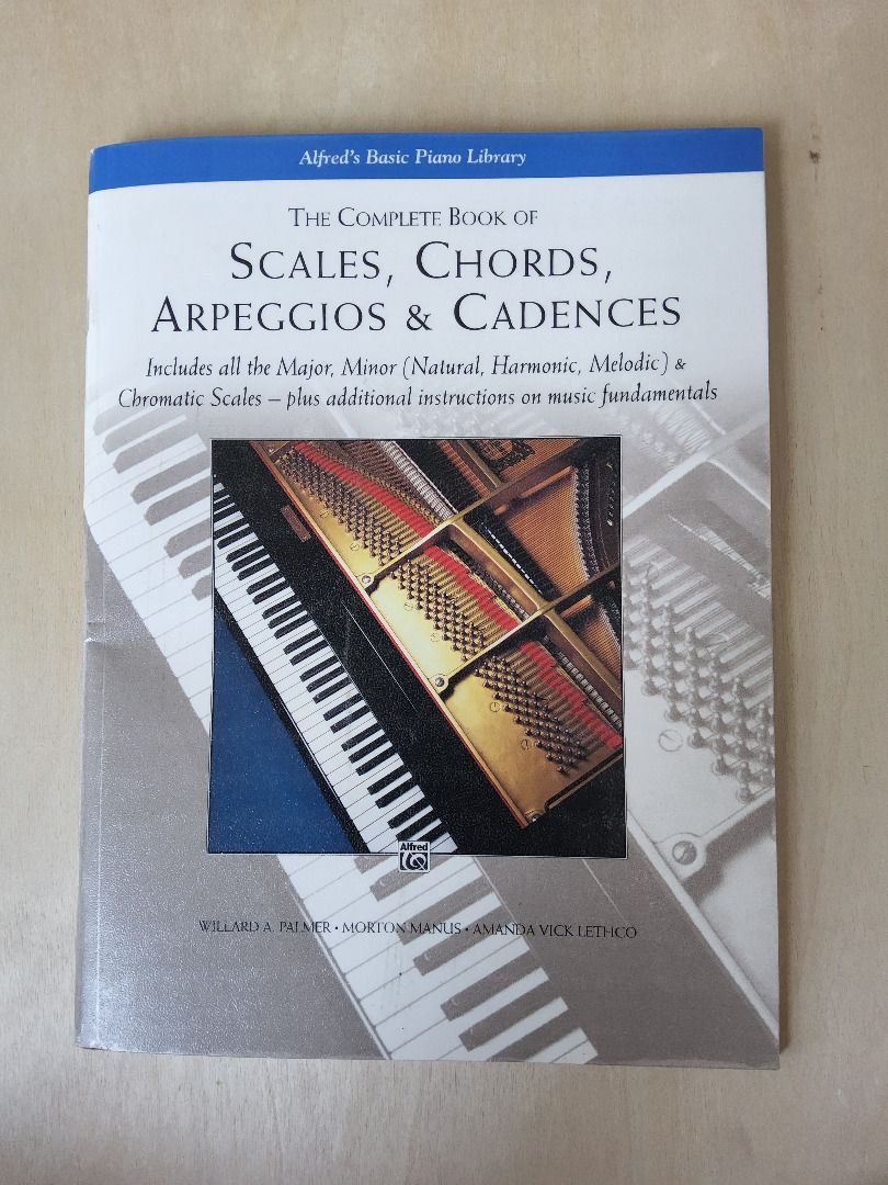 The Complete Book of Scales, Chords, Arpeggios & Cadences, Hobbies