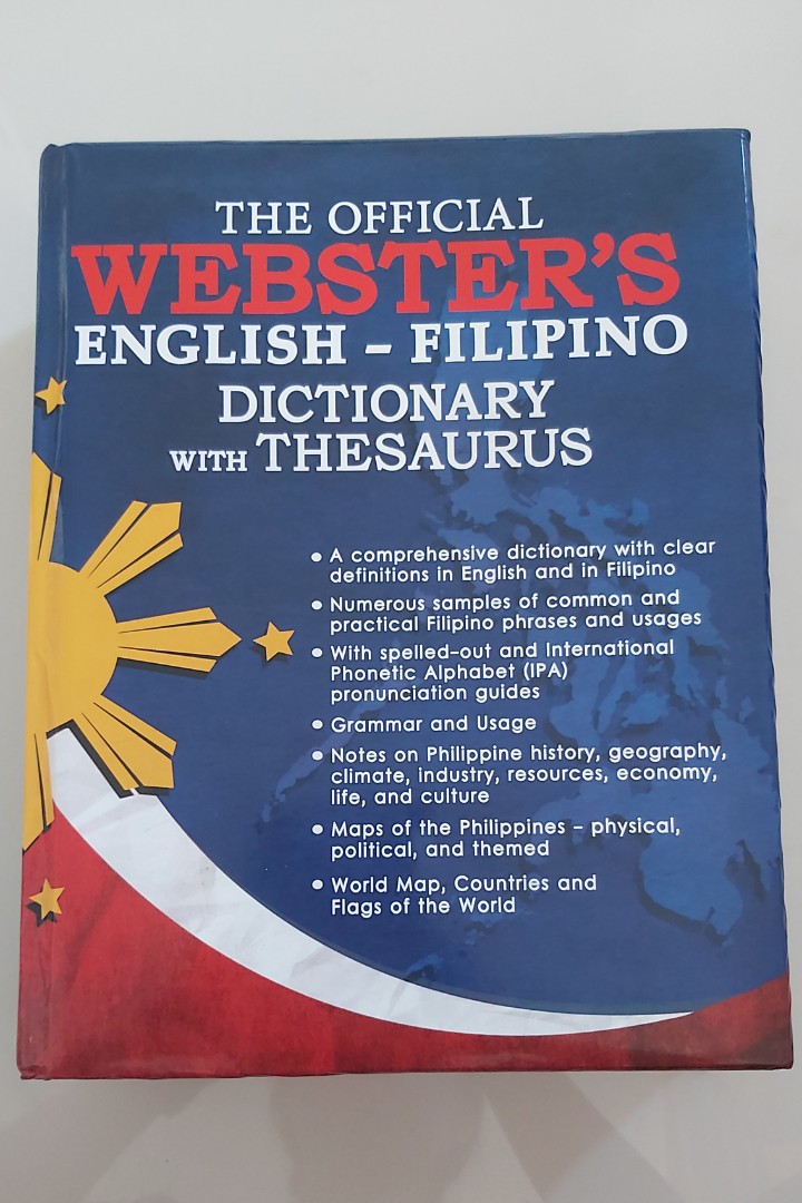 The Official ster's EnglishFilipino Dictionary with Thesaurus
