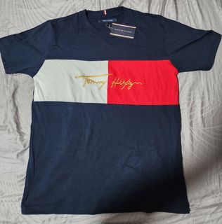 Tommy Hilfiger embroidery t-shirt L size tshirt