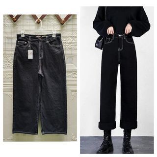 TRENSIC,SPAO DENIM BOYFRIEND TROUSER HIGHWAIST