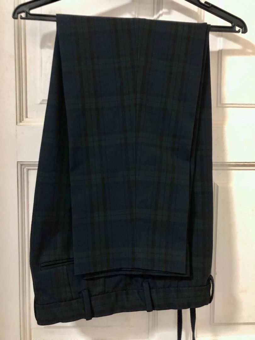 UNIQLO SMART ANKLE PANTS (CHECKED)