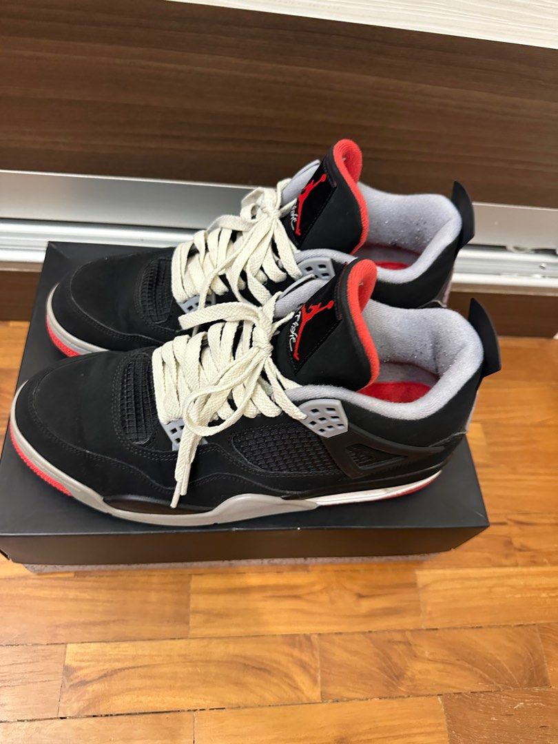 US 12 Air Jordan 4 Bred 2019