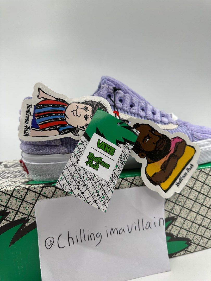 US 9 9.5 10 10.5 Vans x Anderson Paak Soulito Purple Old Skool