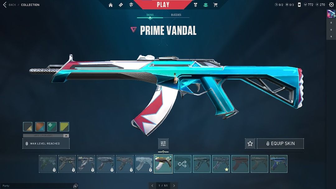 Valorant Acct (Prime, Reaver, Singularity, Doodle, Hu Else Melee) on