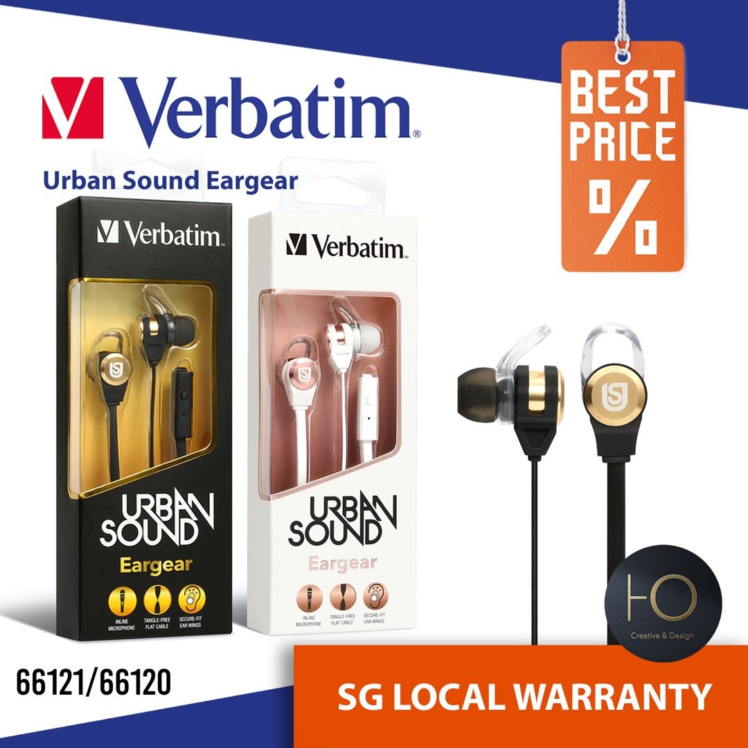 Earbuds verbatim urban discount sound