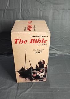 VHS Tapes The Bible The Gospel Of Luke