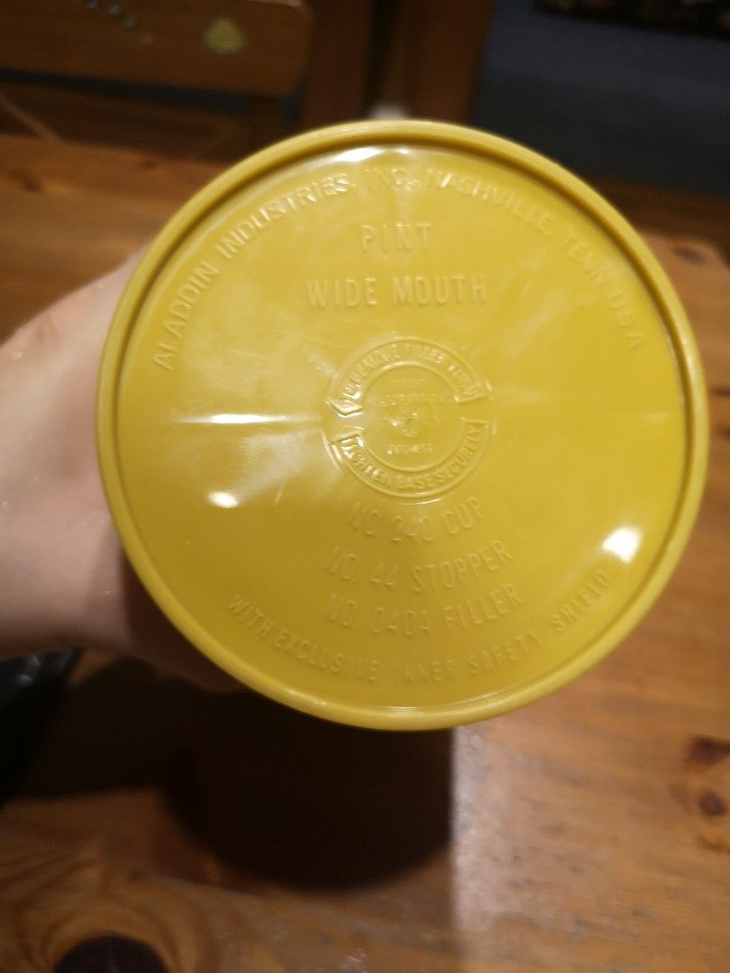 Vintage Aladdin 1 pint Food Thermos, Furniture & Home Living