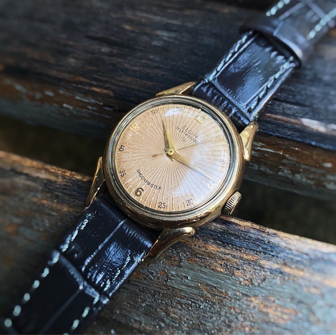 Elgin self best sale winding shockmaster watch