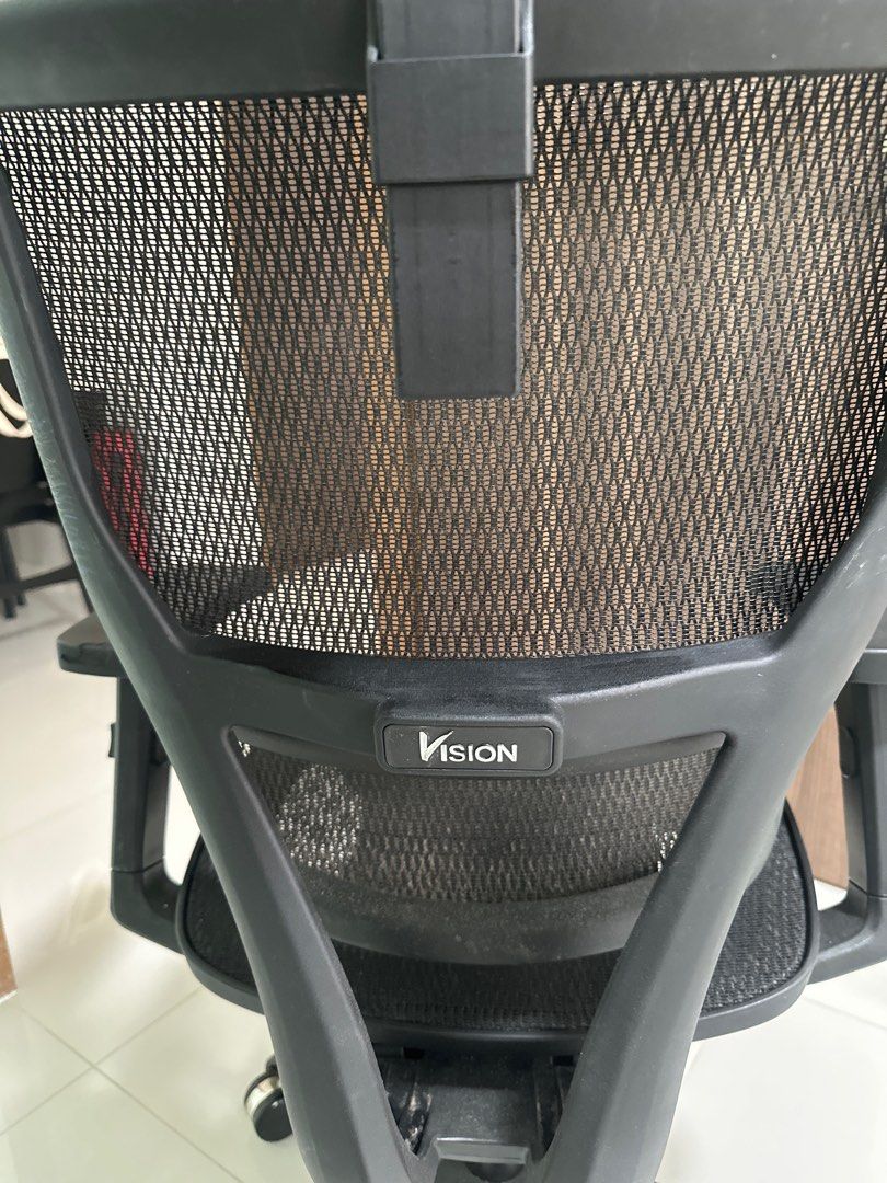 Vision Chair Vision Full-Mesh Ergonomic Office Chair, Furniture & Home Living ...